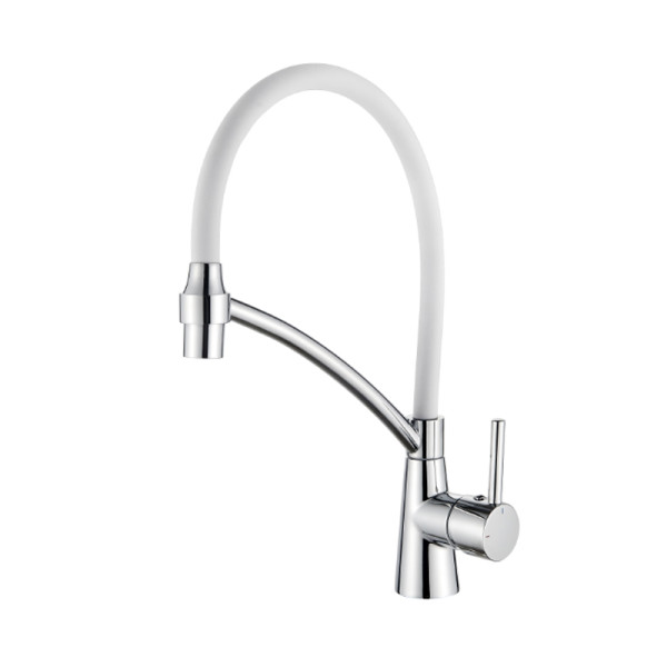 Смеситель для кухни Ledeme белый (L4399-3)