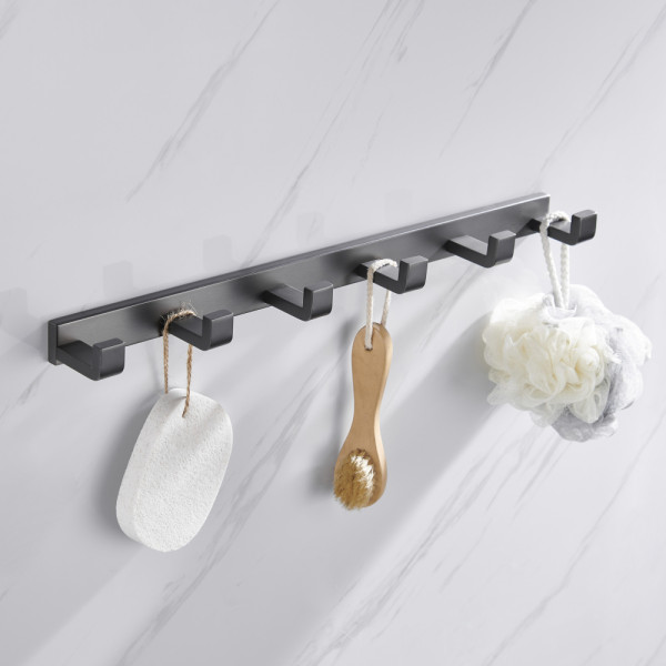 Вешалка на 6 крючков Abber Westen никель (AA1752NG)