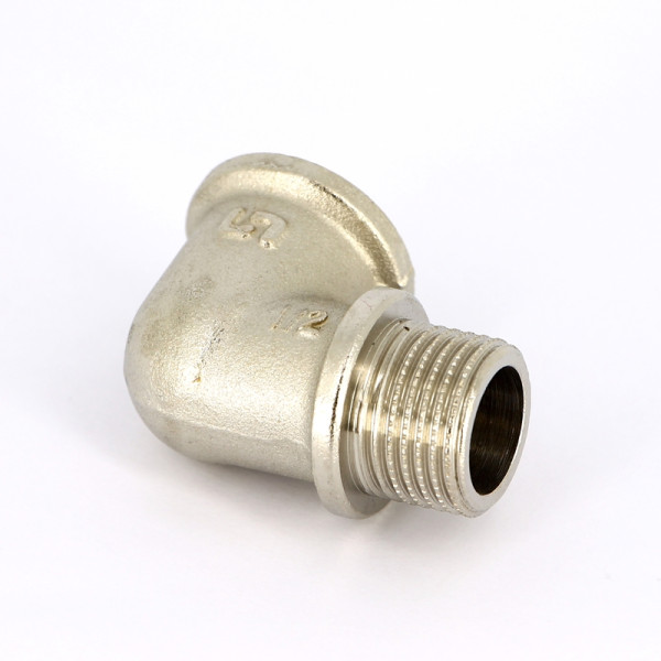 Угольник 1/2" ВН с упором Uni-Fitt (никель) 612N2200