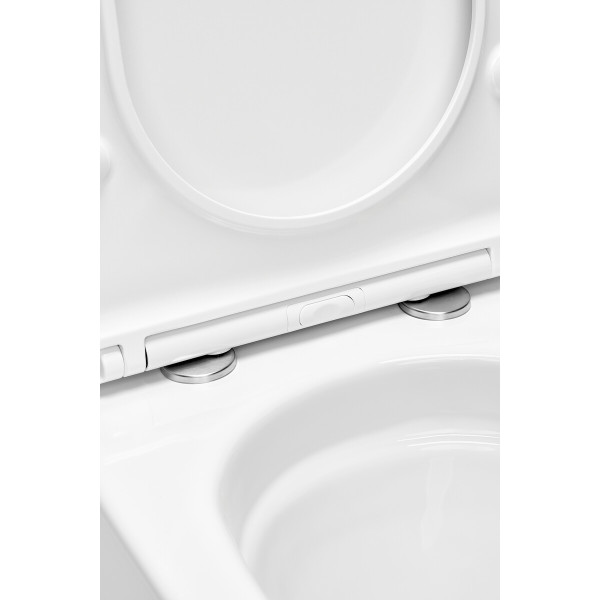 Инсталляция с унитазом TECEspring Base с клавишей хром глянц. унитаз модель K (K401101WCK)