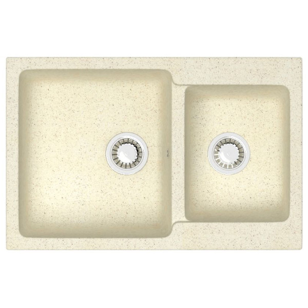 Мойка для кухни из искусственного камня Azario Grand 76,5x19x45 бежевая (CS00079902)