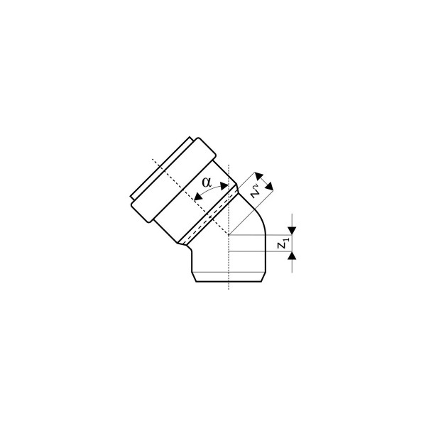 Отвод SKB 110х30 Ostendorf Skolan Safe PP-MD (335110) Отвод SKB 110х30 Ostendorf Skolan Safe PP-MD (335110)