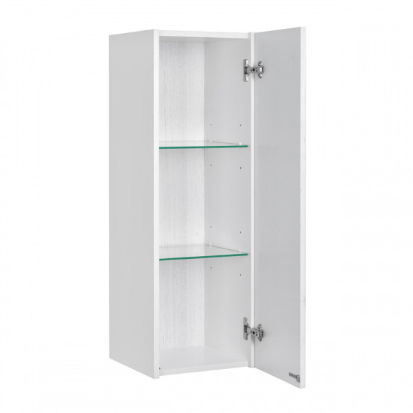 Шкаф подвесной Aquaton Сакура 330x330x990 R ольха наварра, белый глянец (1.A220.8.03S.KW8.R) Шкаф подвесной Aquaton Сакура 330x330x990 R ольха наварра, белый глянец (1.A220.8.03S.KW8.R)