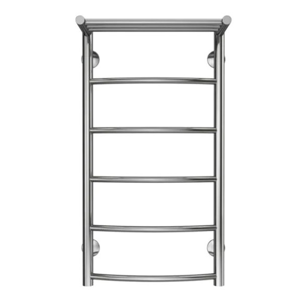 Полотенцесушитель водяной Azario Verona 400x800 с полочкой (хром) Полотенцесушитель водяной Azario Verona 400x800 с полочкой (хром)