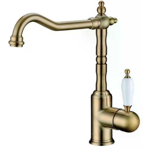 Смеситель для кухни Boheme Kitchen Бронзовый (101)