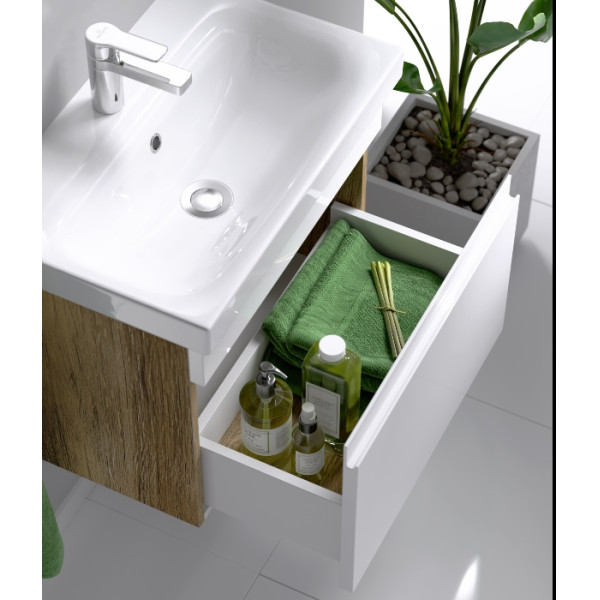 Тумба подвесная Aqwella Smart 800x380x510 дуб балтийский (SRT0108DB)