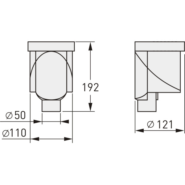 Сифон для душевого лотка вертикальный Berges 48 л/мин (099001) Сифон для душевого лотка вертикальный Berges 48 л/мин (099001)