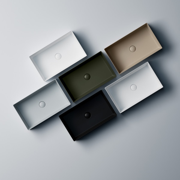 Раковина накладная Abber Rechteck 60x36x13 белая (AC2220)