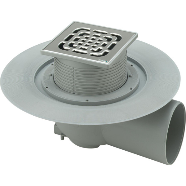 Трап горизонтальный 70 изоляц.фланец, съемный гидрозатвор Viega (557164)