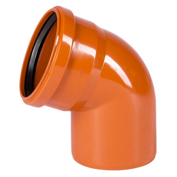 Отвод Ostendorf KGB DN 160х67° для наружной канализации (222230) Отвод Ostendorf KGB DN 160х67° для наружной канализации (222230)