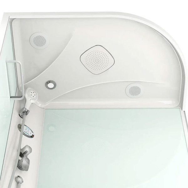 Кабина гидромассажная Melodia Classica 120х80 высокий поддон Left, стекло прозрачное, профиль белый (MB01012) Кабина гидромассажная Melodia Classica 120х80 высокий поддон Left, стекло прозрачное, профиль белый (MB01012)