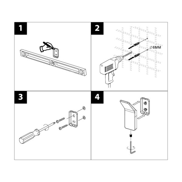 Крючок Lemark Smooth Line Smooth Line одинарный, для полотенец 2 шт., чёрный (9712002)