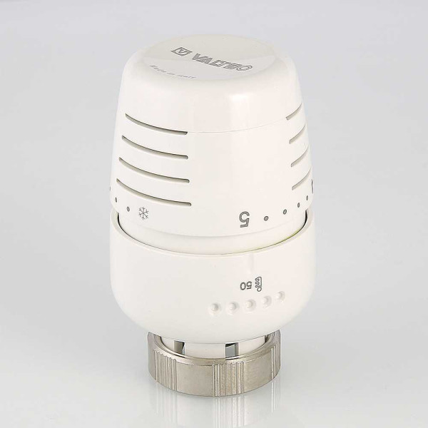 Головка термостатическая М30х1,5 Valtec VT.5000.0 (6,5-28°C, жидкостная, белая) (VT.5000.0.0)
