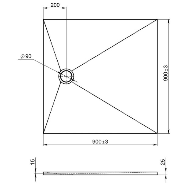 Душевой поддон Jacob Delafon Tolbiac 90x90 белый (E6D327RU-WPM) Душевой поддон Jacob Delafon Tolbiac 90x90 белый (E6D327RU-WPM)
