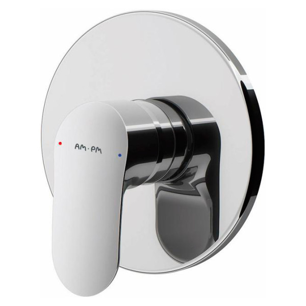 Смеситель для душа AM.PM Like внешняя часть, монтируемый в стену, хром (F8075000) Смеситель для душа AM.PM Like внешняя часть, монтируемый в стену, хром (F8075000)