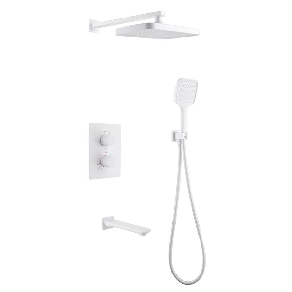 Душевая система Abber Insel белый (AF8050W)