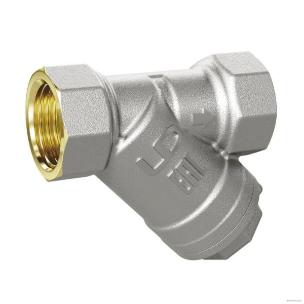 Фильтр косой 3/4" LD Pride (никель) (LD 57.111.1.20.M02)