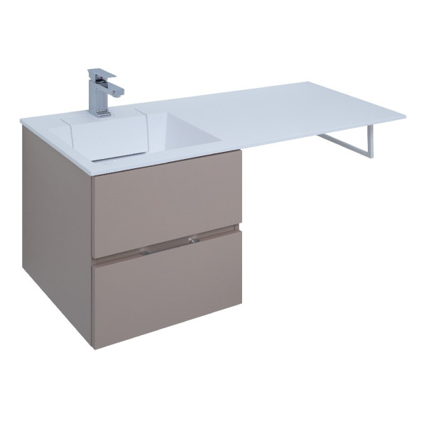 Тумба подвесная Aquanet Алвита 48 480х480х528 2 ящика, капучино (243661)