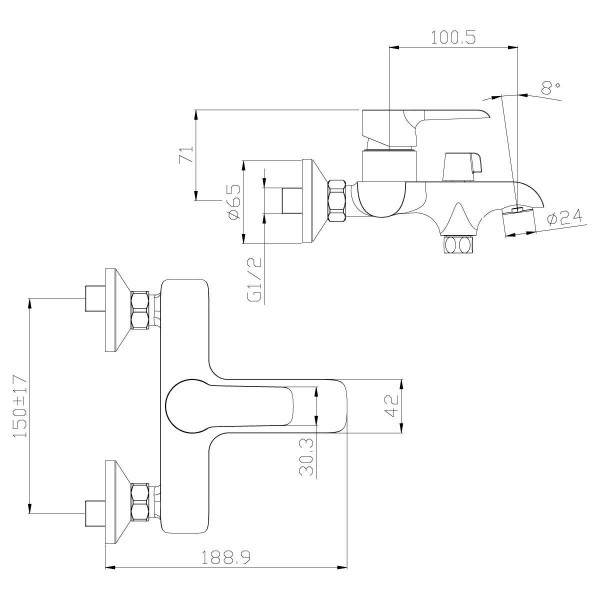 Смеситель для ванны и душа Rossinka W35-31 с душевым комплектом (W35-31) Смеситель для ванны и душа Rossinka W35-31 с душевым комплектом (W35-31)