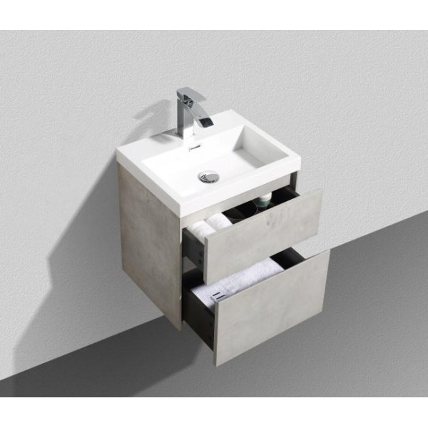 Тумба подвесная BelBagno Pietra Mini 50AS Stucco Cemento (PIETRA MINI-500AS-2C-SO-SCM) Тумба подвесная BelBagno Pietra Mini 50AS Stucco Cemento (PIETRA MINI-500AS-2C-SO-SCM)