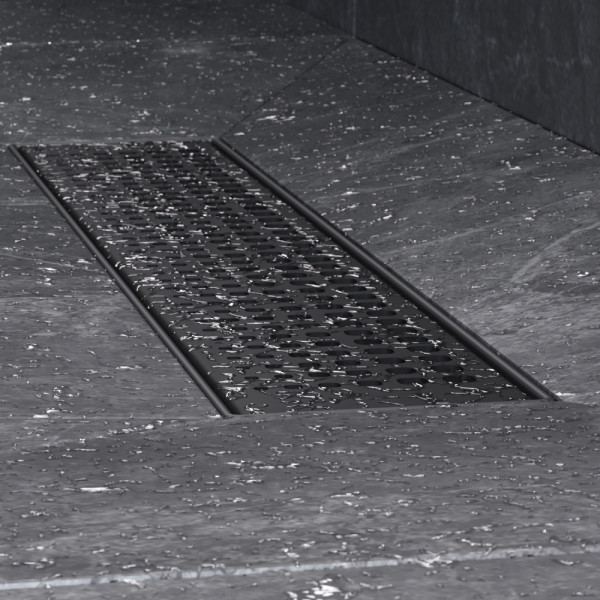 Душевой лоток AM.PM MasterFlow линейный универс затвор Cut Gradient 40 см черн мат (W01SC-P11-040-01BM)