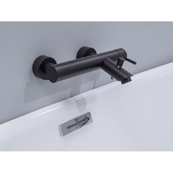 Смеситель для ванны и душа Paffoni Light черный (LIG022NO)