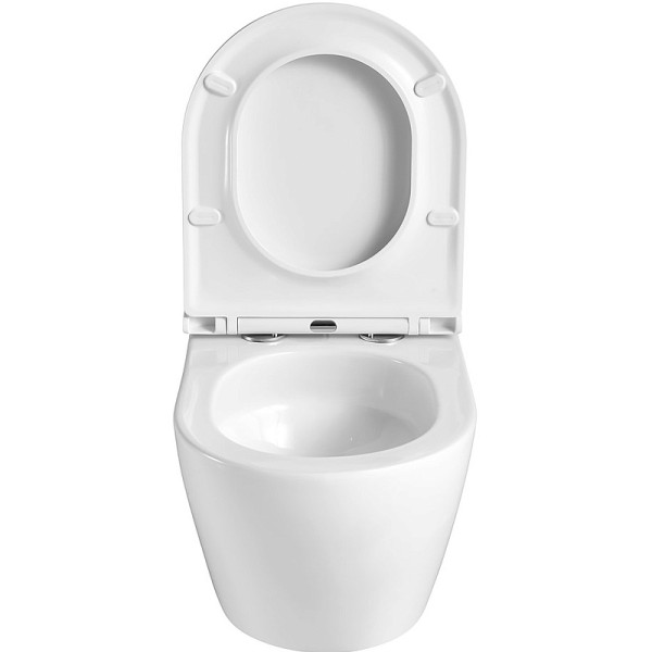 Унитаз подвесной Azario Teramo с сиденьем с микролифтом белый (AZ-0052-UQ3)