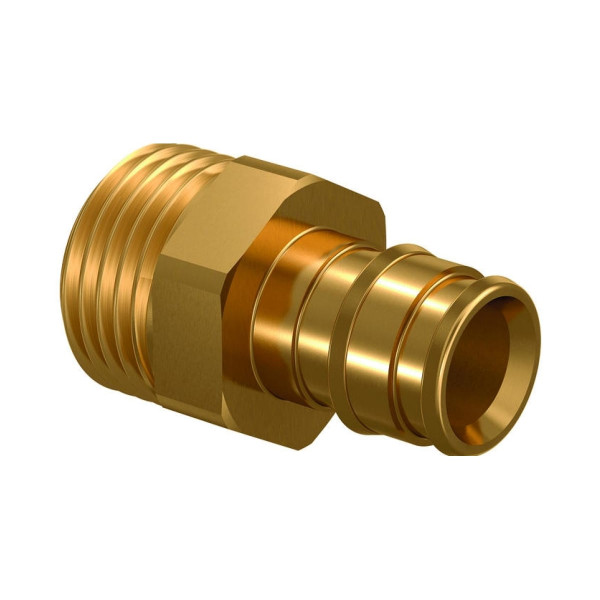 Штуцер Uponor PE-Xa Q&E 20*1/2" НР (DR-латунь) (UP 1033437)