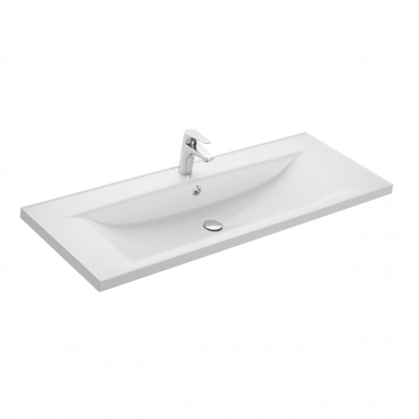 Раковина встраиваемая Aquaton Айрис 120,2x45,2x14,5 белый (1.A729.6.31A.G01.0)