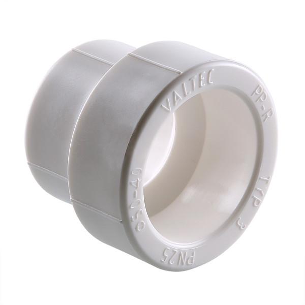 Муфта переходная PP-R 63*25 мм VALTEC (белая) VTp.705.0.063025 Муфта переходная PP-R 63*25 мм VALTEC (белая) VTp.705.0.063025