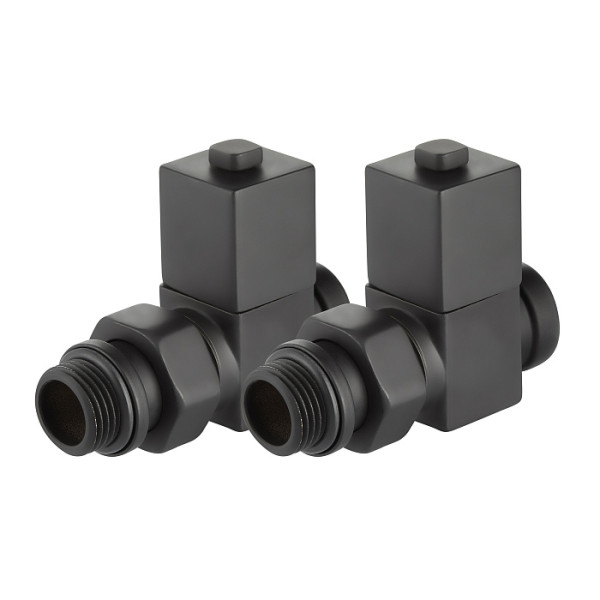 Комплект дизайн-вентилей Royal Thermo CUBE 1/2" прямой (черный) (RTE 56.0006) Комплект дизайн-вентилей Royal Thermo CUBE 1/2" прямой (черный) (RTE 56.0006)
