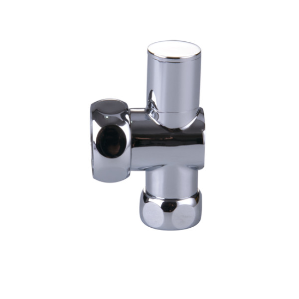 Вентиль запорный для полотенцесушителя Vieir 3/4"x1" ВВ хром (VR2046)