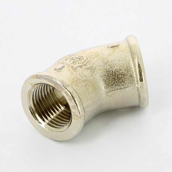 Угольник 1/2" 45 гр. ВВ Uni-Fitt (никель) 641N2200