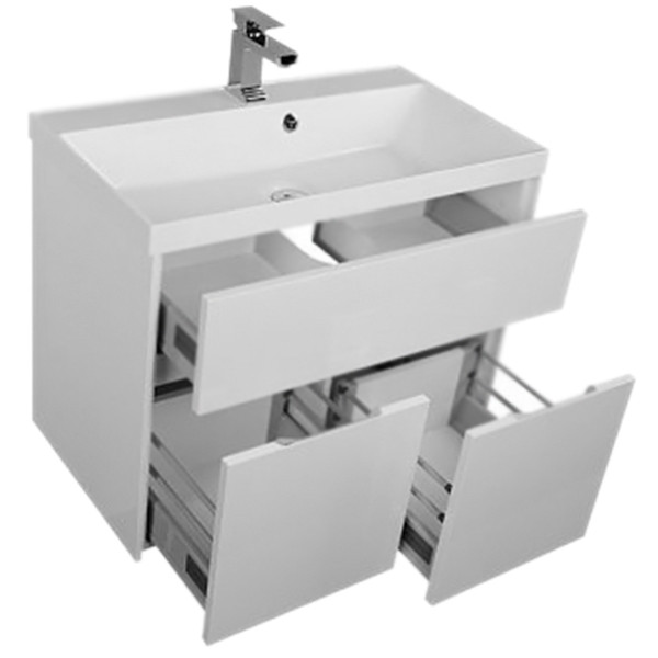 Тумба подвесная Aquanet Латина 80 белый (00179638)