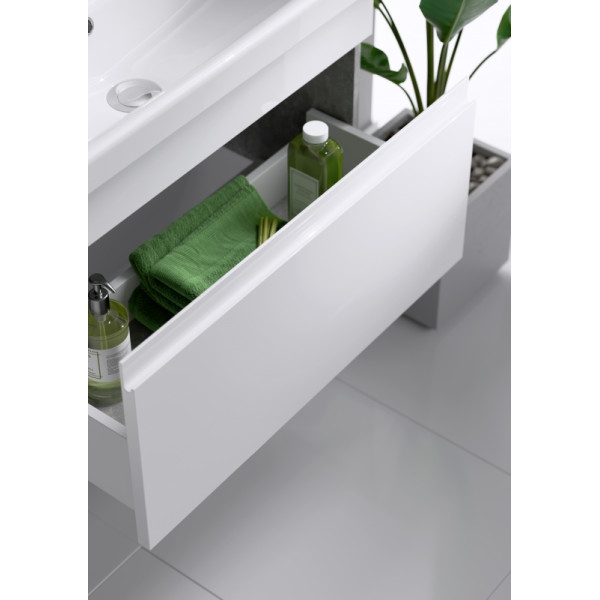 Тумба подвесная Aqwella Smart 800x380x510 бетон светлый (SRT0108BS)