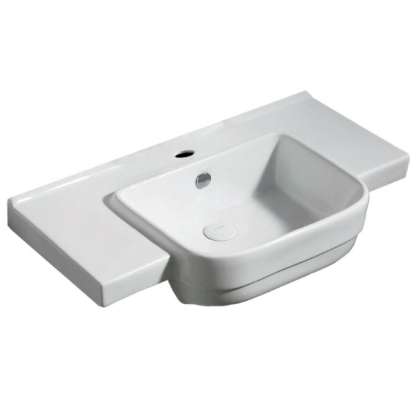 Раковина подвесная Azario Zero 80x20x46 белая (AZ-40089)