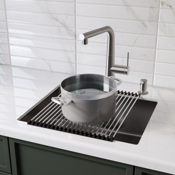 Ролл-мат для мойки Iddis Kitchen Line 349x хром (ROL35SRi59)