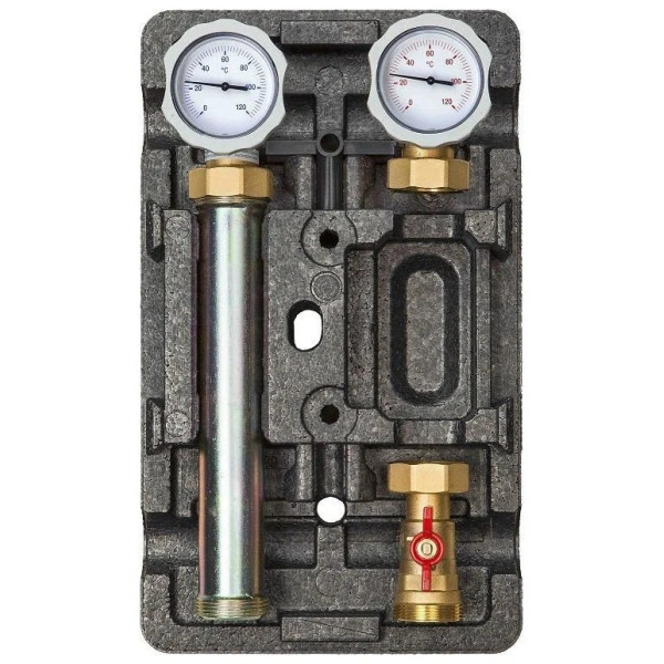 Насосная группа TIM 1" с трёхходовым смесительным клапаном, без насоса (NG-MK-0101) Насосная группа TIM 1" с трёхходовым смесительным клапаном, без насоса (NG-MK-0101)