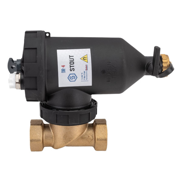 Шламоотделитель с магнитом и циклонным фильтром 1" Stout SFW-0073-000025 Шламоотделитель с магнитом и циклонным фильтром 1" Stout SFW-0073-000025