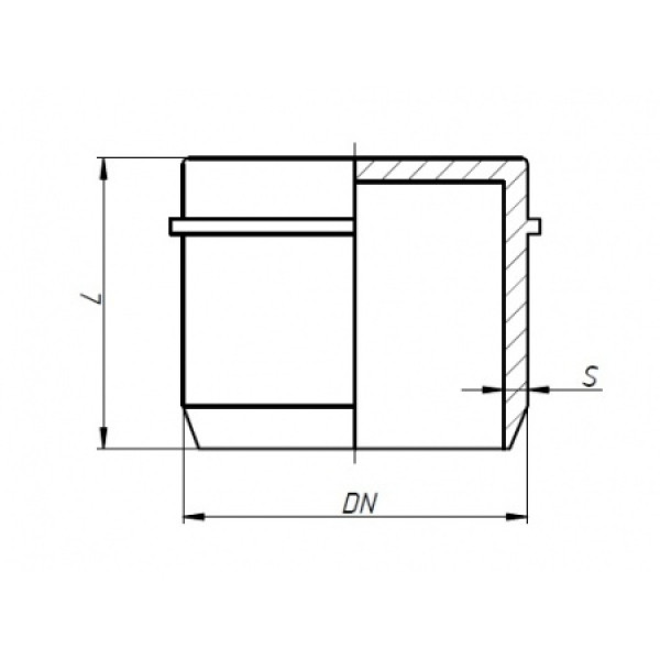 Заглушка SKM 58 Ostendorf Skolan Safe PP-MD (332620)