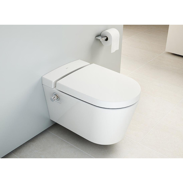 Унитаз подвесной VitrA Nest c функцией биде, cсмесителем, с бачком VitrA Fresh, c сиденьем микролифт (5176B003-6233) Унитаз подвесной VitrA Nest c функцией биде, cсмесителем, с бачком VitrA Fresh, c сиденьем микролифт (5176B003-6233)