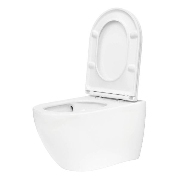 Унитаз подвесной Tece TECEspring R безободковый микролифт (9700998)