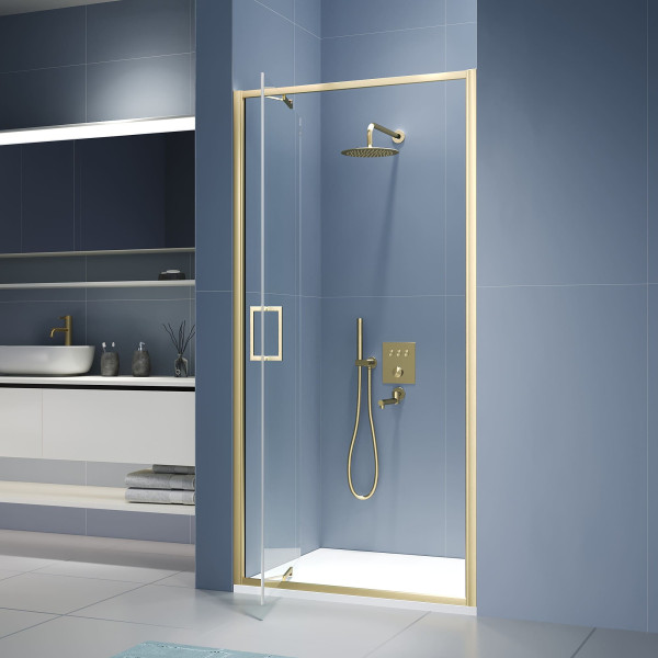 Душевая дверь RGW SV-05-2-Gb 800xx2000 стекло прозрачное, профиль золото браш (703205208-16)