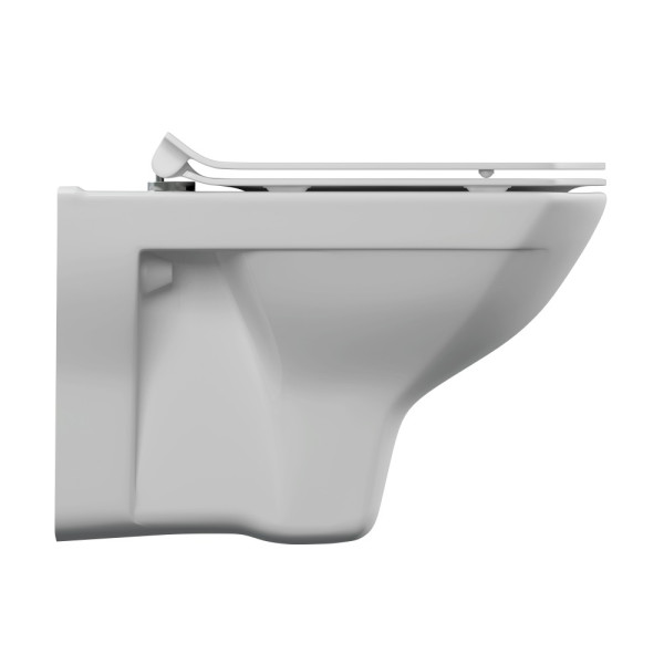 Унитаз подвесной Cersanit Carina XL Clean On Slim 535х355х345 с сиденьем soft-close (S-MZ-CARINA-XL-COn-S-DL-w)