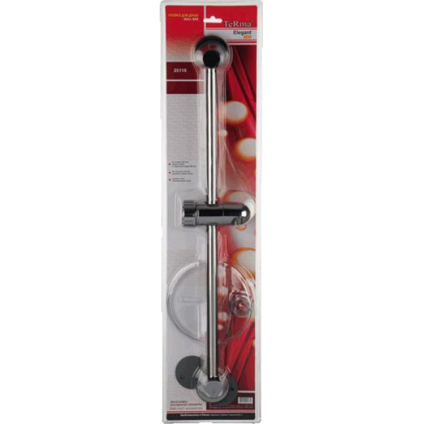 Душевая стойка Melodia с мыльницей d19, L=600 нерж., ABS, хром (MKP20118BL)