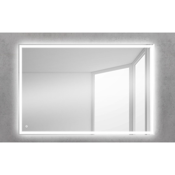 Зеркало с подсветкой BelBagno SPC-GRT 120x80 с подогревом (SPC-GRT-1200-800-LED-TCH-WARM)