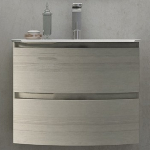 Тумба подвесная Cezares Vague 69x55 Rovere sbiancato (54847)