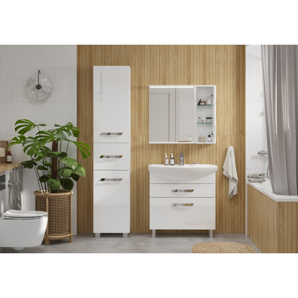 Тумба напольная Volna Onda 660x800 белая (tnONDA70.2Y-01)