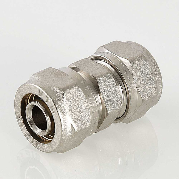 Соединение прямое 20*16 Valtec (обжим) (VTm.303.N.002016) Соединение прямое 20*16 Valtec (обжим) (VTm.303.N.002016)