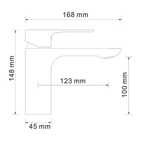 Смеситель для раковины WasserKRAFT Dinkel (5803)